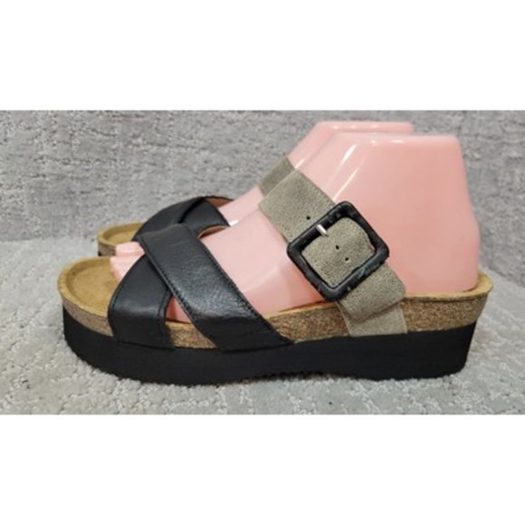 NAOT Juliette Women's Size EU 39 Beige/Beige Leather Strappy Sandals - Picture 4 of 12